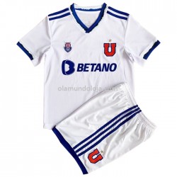 Camisola Universidad de Chile Criança Equipamento Segundo 2022 Manga Corta